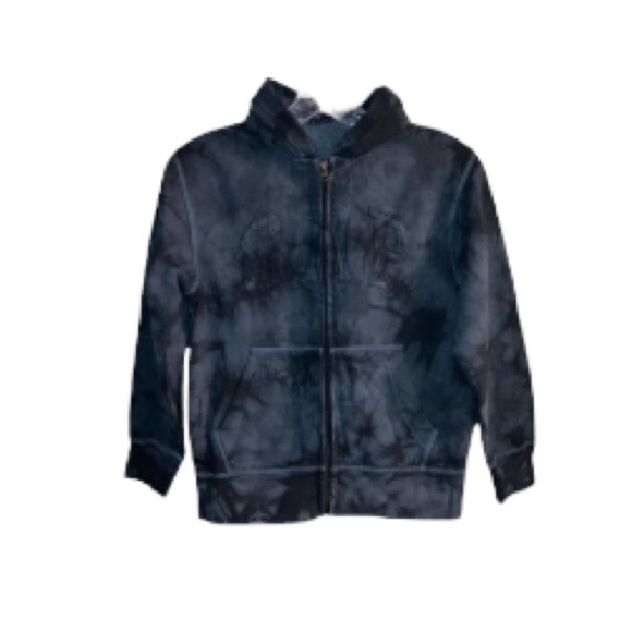 Gap Kids Boy’s Hoodie, Sweater full zipper-up | Blue Tie-dye | Size Medium (8) - Picture 1 of 5